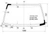 XYG DW01092 LFW/X Стекло лобовое в клей FORDTEMPO 2D/4D SEDAN 83-94