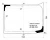XYG DW01302LFW/RH/X Стекло лобовое FLC (правое)