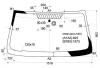 XYG DW01448 LFW/X Стекло лобовое в клей CHEVROLET TRAILBLAZER/GMC ENVOY/IZU ASCENDER 4D UTILITY 2003-
