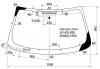 XYG DW01683 LFW/X Стекло лобовое в клей CHRYSLER SEBRING/CIRRUS/DODGE AVENGER 4D SEDAN 2007-