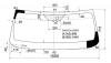 XYG DW01724 LFW/X Стекло лобовое в клей JEEP LIBERTY/CHEROKEE 4D UTILITY 2008- д.д.