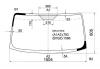 XYG E25 LFW/X Стекло лобовое в клей NISSAN CARAVAN 01-