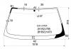 XYG E34 LFW/X Стекло лобовое в клей BMW 5-SERIES E34 88-95 4/5D