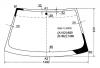 XYG E46-1 LFW/X Стекло лобовое в клей BMW 3-SERIES E46 98-05 2D CPE/CBR