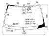 XYG E46-4D LFW/X Стекло лобовое в клей BMW 3-SERIES E46 98-05 4/5D