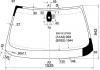 XYG E60-VS LFW/X Стекло лобовое в клей BMW 5-SERIES E60/61 07-09 4/5D