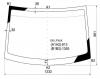 XYG EK LFW/X Стекло лобовое в клей MITSUBISHI EK WAGON 02-/NISSAN OTTI 06-
