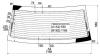 XYG FB20239 RW/H/X Стекло заднее (крышка багажника) с обогревом MERCEDES-BENZ SLK-CLASS R170 96-04