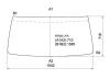 XYG FE500 LFW Стекло лобовое в резинку MITSUBISHI CANTER STANDART BODY 93-