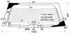 XYG FJ120-1 RW/H/X Стекло заднее (крышка багажника) с обогревом TOYOTA LAND CRUISER PRADO 02-09/GX470 02-10 3/5D
