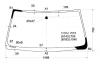 XYG FJ120-2 LFW/X Стекло лобовое в клей TOYOTA LAND CRUISER PRADO 3/5D/LEXUS GX470 02-09