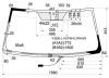 XYG FJ200-L-VCPSH LFW/H/X Стекло лобовое с обогревом щеток в клей TOYOTA LAND CRUISER/LEXUS LX570 07-