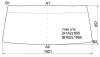 XYG FK60 LFW Стекло лобовое в резинку MITSUBISHI FUSO FIGHTER TRUCK 92-