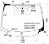 XYG FOCUS-III-VCP LFW/X Стекло лобовое в клей FORD FOCUS III 11- 4/5D HBK/WGN