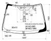 XYG FOCUS-II-VCS-7X LFW/X Стекло лобовое в клей FORD FOCUS 3D/4D/5D HBK/WGN 04- широкий козырек