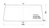 XYG FTR LFW Стекло лобовое в резинку ISUZU FORWARD STANDART TRUCK 94-/FOTON AUMAN (7t) 06-