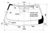 XYG FW02039 LFW/X Стекло лобовое в клей MERCEDES BENZ S-CLASS W140 1991-1998