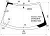 XYG FW02150 LFW/X Стекло лобовое в клей MITSUBISHI ECLIPSE 2D COUPE 2000-