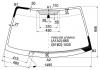 XYG FW02155 LFW/H/X Стекло лобовое с обогревом щеток в клей SUBARU LEGACY/OUTBACK 98-03 4/5D LHD