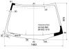 XYG FW02184 LFW/X Стекло лобовое в клей HONDA CIVIC 01-05 4D