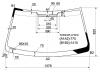 XYG FW02345 LFW/X Стекло лобовое в клей TOYOTA ALTEZZA/LEXUS IS200/300 98-05 4/5D