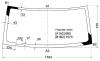 XYG FW02380 LFW/X Стекло лобовое в клей HONDA ELEMENT 03-