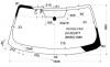 XYG FW02394 LFW/X Стекло лобовое в клей INFINITI FX35/FX45 4D UTILITY 2003- (VIN)