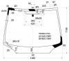 XYG FW02584 LFW/X Стекло лобовое в клей HONDA CIVIC 05- 4D