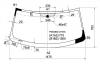 XYG FW02849 LFW/X Стекло лобовое в клей TOYOTA RUMION LL20/SCION XB UTILITY 2008-