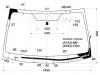 XYG FW03102 LFW/H/X Стекло лобовое с обогревом щеток в клей SUBARU LEGACY/OUTBACK 2009- 4/5D