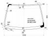 XYG GA3 LFW/X Стекло лобовое в клей HONDA LOGO 96-0 3/5D