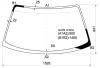 XYG GA7B LFW/X Стекло лобовое в клей MAZDA 626 /CAPELLA/CRONOS/ 4D SED 92-97