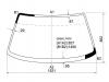 XYG GA8A LFW/X Стекло лобовое в клей MAZDA 626 /EFINI MS-6/ 5D HB 92-97