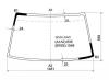 XYG GC22 LFW/X Стекло лобовое в клей NISSAN VANETTE LARGO VAN 87-92