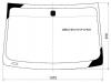 XYG GEELY-EC718-VP LFW/X Стекло лобовое в клей GEELY EMGRAND SED/HBK 09-