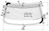 XYG GX90H RW/H/X Стекло заднее с обогревом TOYOTA CHASER HARDTOP 92-96