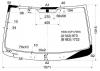 XYG H300-VCP LFW/X Стекло лобовое в клей HYUNDAI H1-STAREX/GRAND STAREX/I800 07-