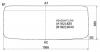XYG HD120-HT LFW Стекло лобовое в резинку HYUNDAI HD120/HD270  TRUCK