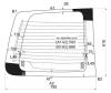 XYG H-I RW/RH/H/X Стекло заднее (распашной двери) правое с обогревом HYUNDAI H1-STAREX 97-07