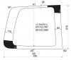 XYG H-I RW/RH/X Стекло заднее (распашной двери) правое HYUNDAI H1-STAREX 97-07