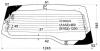 XYG IO RW/H/X Стекло заднее (крышка багажника) с обогревом MITSUBISHI PAJERO IO/PININ 3/5-DOOR 98-