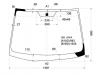 XYG ISIS LFW/X Стекло лобовое в клей TOYOTA ISIS 5D MPV 2004-