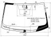 XYG JSU50-L-VCPS LFW/H/X Стекло лобовое в клей TOYOTA HIGHLANDER 14-