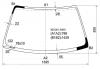 XYG KE120 LFW/X Стекло лобовое в клей TOYOTA COROLLA 4D/SPRINTER CARIB W 95-02