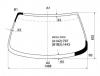 XYG KR33 LFW/X Стекло лобовое в клей NISSAN SKYLINE 93-98 2D
