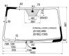 XYG KYRON-L-VCPH LFW/H/X Стекло лобовое с обогревом щеток в клей SSANGYONG KYRON 05-/ACTYON/ACTYON SPORT 05-