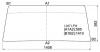 XYG L047 LFW Стекло лобовое в резинку MITSUBISHI PAJERO 82-91/HYUNDAI GALLOPER 91-03 3/5D