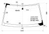 XYG L200-06 LFW/X Стекло лобовое в клей MITSUBISHI TRITON/L200 06-/PAJERO/MONTERO SPORT 08-