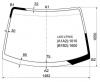 XYG L400 LFW/X Стекло лобовое в клей MITSUBISHI DELICA VAN WAGON 94-