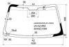XYG LANDROVER-97 LFW/X Стекло лобовое в клей LAND ROVER FREELANDER 3/5 UTILITY 97-